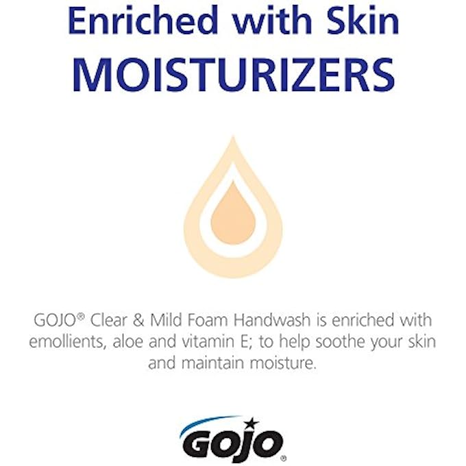 Gojo 8711-04 CLEAR AND MILD FOAM HANDWASH, 700ML REFILL (CASE OF 4) - Image 5